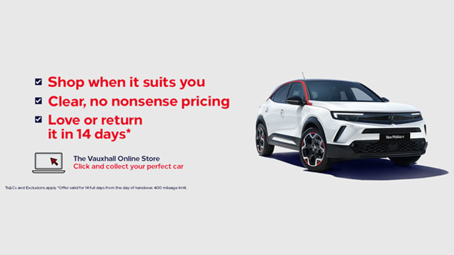 The Vauxhall Online Store - Click and collect your perfect car